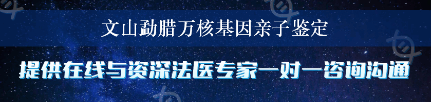 文山勐腊万核基因亲子鉴定